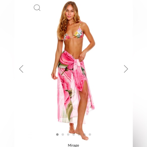 Agua Bendita Mirage Marine Pareo Cover Up - Picture 2 of 15